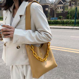 Plain Chain Bucket Bag