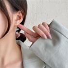 Bead Drop Sterling Silver Ear Stud 1 Pair - Stud Earrings - Gold - One Size
