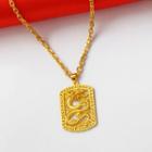 18k Gold Plated Dragon Pendant Necklace
