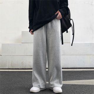 Paisley Print Panel Wide Leg Pants