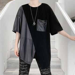 Panel Asymmetrical T-shirt