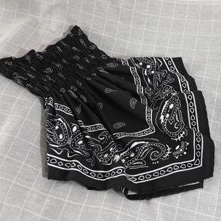 Strapless Patterned Top