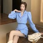 Long-sleeve Top / Short-sleeve Top / Mini Skirt / Set