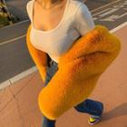 Square-neck Slim-fit Crop T-shirt