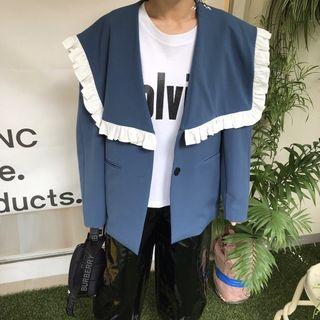 Frill-trim Blazer