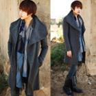 Asymmetric Woolen Coat