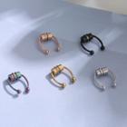 Geometric Stainless Steel Magnetic Nose Ring