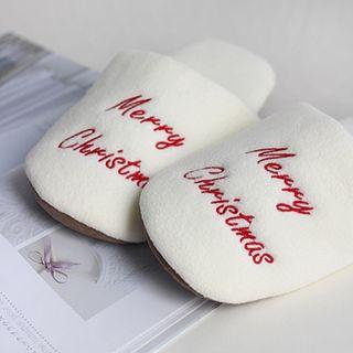 Letter Print Slippers