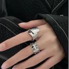 Textured Alloy Open Ring (various Designs) / Set