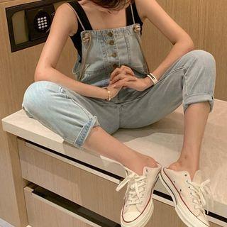 Plain Tank Top / Jumper Jeans / Set