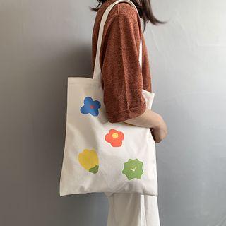 Flower Canvas Tote Bag ( Various Designs )