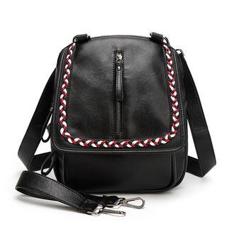 Contrast-stitching Backpack