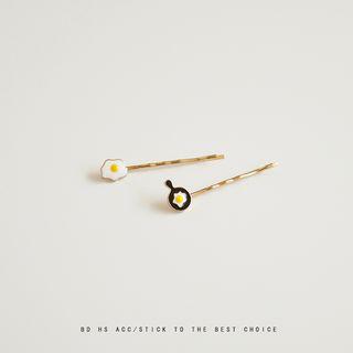 Fried Egg Hair Clip