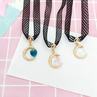 Moon Choker / Earring