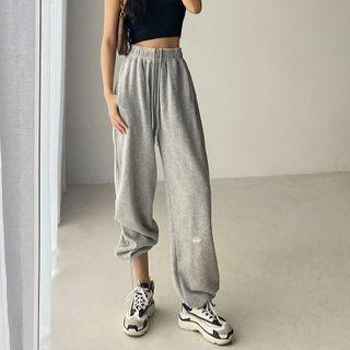 Loose-fit High-waist Drawstring Sweatpants