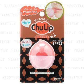 Mentholatum - Rohto Chu Lip Lip Balm Spf 22 (peach Pink) 7g