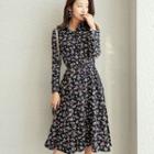 Floral A-line Shirtdress