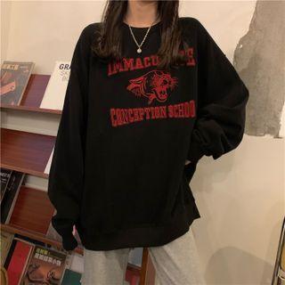 Cheetah Print Sweatshirt