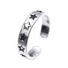 Star Alloy Open Ring 01 - Silver - One Size