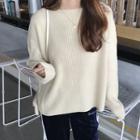 Ribbed Sweater Almond - One Size