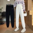 High Waist Plain Joggers