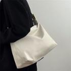 Plain Zip Crossbody Bag White - One Size