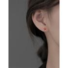 Rhinestone Stud Earring Stud Earring - 2 Pcs - Red - One Size
