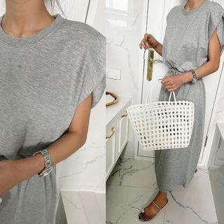 Sleeveless Long Sweat Dress