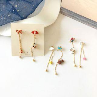 Animal Asymmetrical Alloy Dangle Earring