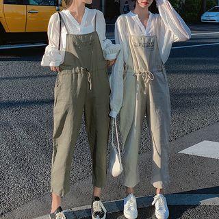 Long-sleeve Shirt / Spaghetti Strap Jumper Pants