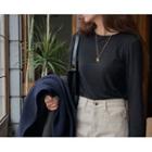 Woolen Slim-fit T-shirt