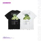 Broccoli-print T-shirt