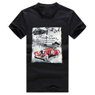 Car Print Short Sleeve T-shirt
