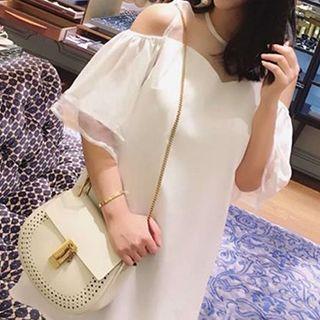 Cold Shoulder Mini Dress