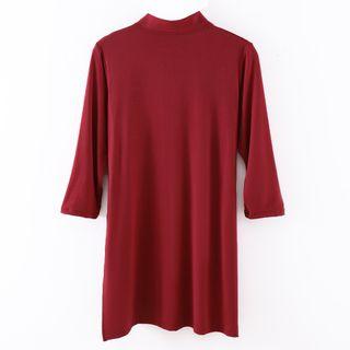 Long-sleeve Stand Collar Dance Top