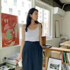 Twist-shoulder Tank Top