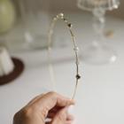 Faux Pearl Alloy Star Headband As Shown In Figure - One Size