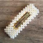Faux Pearl Hair Clip F037 - As Shown In Figure - One Size