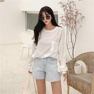Pocket-patch M Lange T-shirt