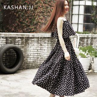 Dotted Ruffle Sundress