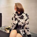 Printed Buttoned Jacket