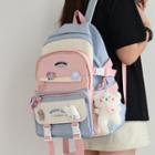 Buckled Backpack / Badge / Bag Charm / Set