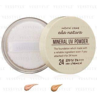 Virtue - Eda Natura Mineral Uv Care 24 Face Powder Spf 30 Pa++++ - 2 Types