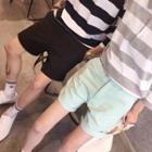 Couple Matching Plain Shorts