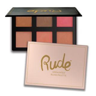 Rude  - Undaunted Blush Palette, 18g 18g