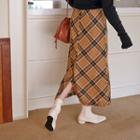 Tartan-plaid Maxi Skirt