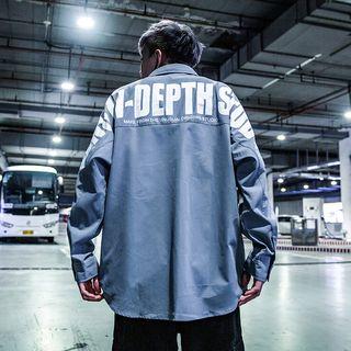 Lettering Long-sleeved Shirt