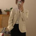Frayed Tweed Coat