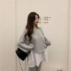 Long-sleeve Panel Top / Leggings