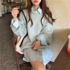 Loose-fit Knit Sweater / Long Shirt